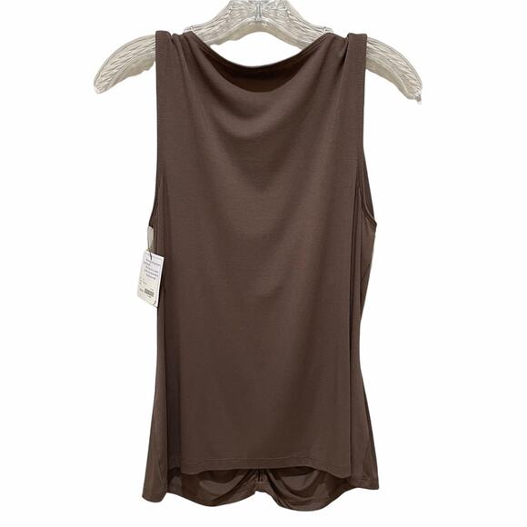 Gender Bias Tank with Two Buckles Coffee Brown Size Large - Picture 8 of 8